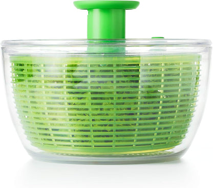 Good Grips 6.22 Qt Salad Spinner, Vegetable Washer with Bowl & Strainer