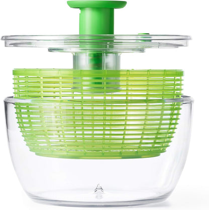 Good Grips 6.22 Qt Salad Spinner, Vegetable Washer with Bowl & Strainer