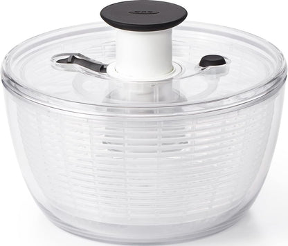 Good Grips 6.22 Qt Salad Spinner, Vegetable Washer with Bowl & Strainer