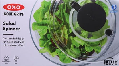 Good Grips 6.22 Qt Salad Spinner, Vegetable Washer with Bowl & Strainer