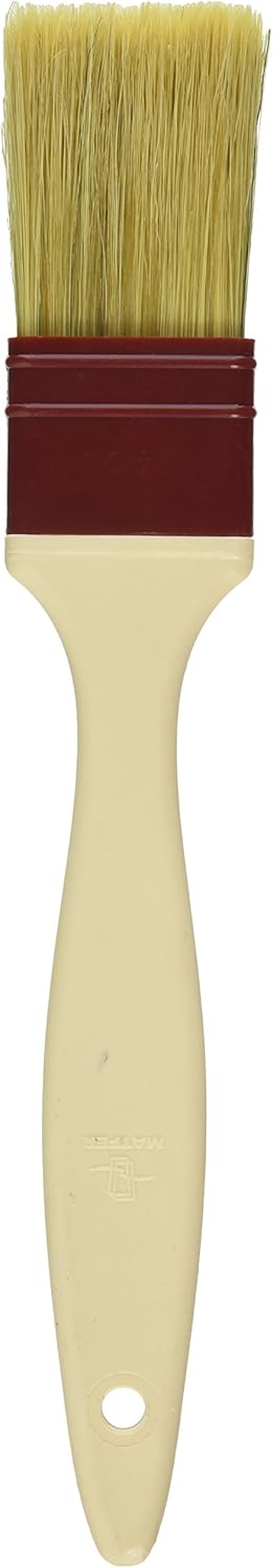 Matfer Bourgeat Natural Pastry Brush, Flat, 1 1/2"