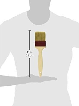 Matfer Bourgeat Natural Pastry Brush, Flat, 1 1/2"