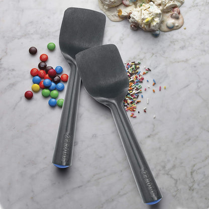 Original Tubmate Aluminum Ice Cream Spade for Leveling Tubs Packing and Hand-Mixing, Self-defrosting Fluid-Filled Handle Longer-Lasting Thicker Blade Made in USA, 9-Inch, Silver