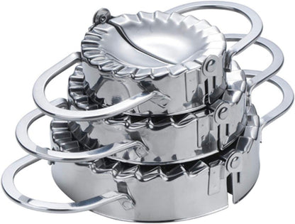 Ravioli Maker Set, 1 Pack Stainless Steel Pierogi Dumpling Maker Wrapper Pastry Dough Press Pie Empanada Press Mould Pastry Crimpers, Pelmeni Dumplings - Home Cooking Kitchen Accessories