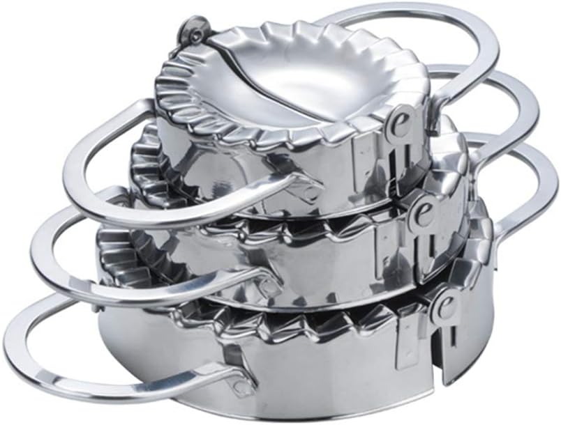 Ravioli Maker Set, 1 Pack Stainless Steel Pierogi Dumpling Maker Wrapper Pastry Dough Press Pie Empanada Press Mould Pastry Crimpers, Pelmeni Dumplings - Home Cooking Kitchen Accessories
