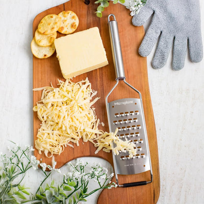 Professional Series Kitchen Grater new Extra Coarse for Potato, Zucchini, Carrot, Apple, Cabbage and Cheese with Stainless Steel Blades - Made in USA