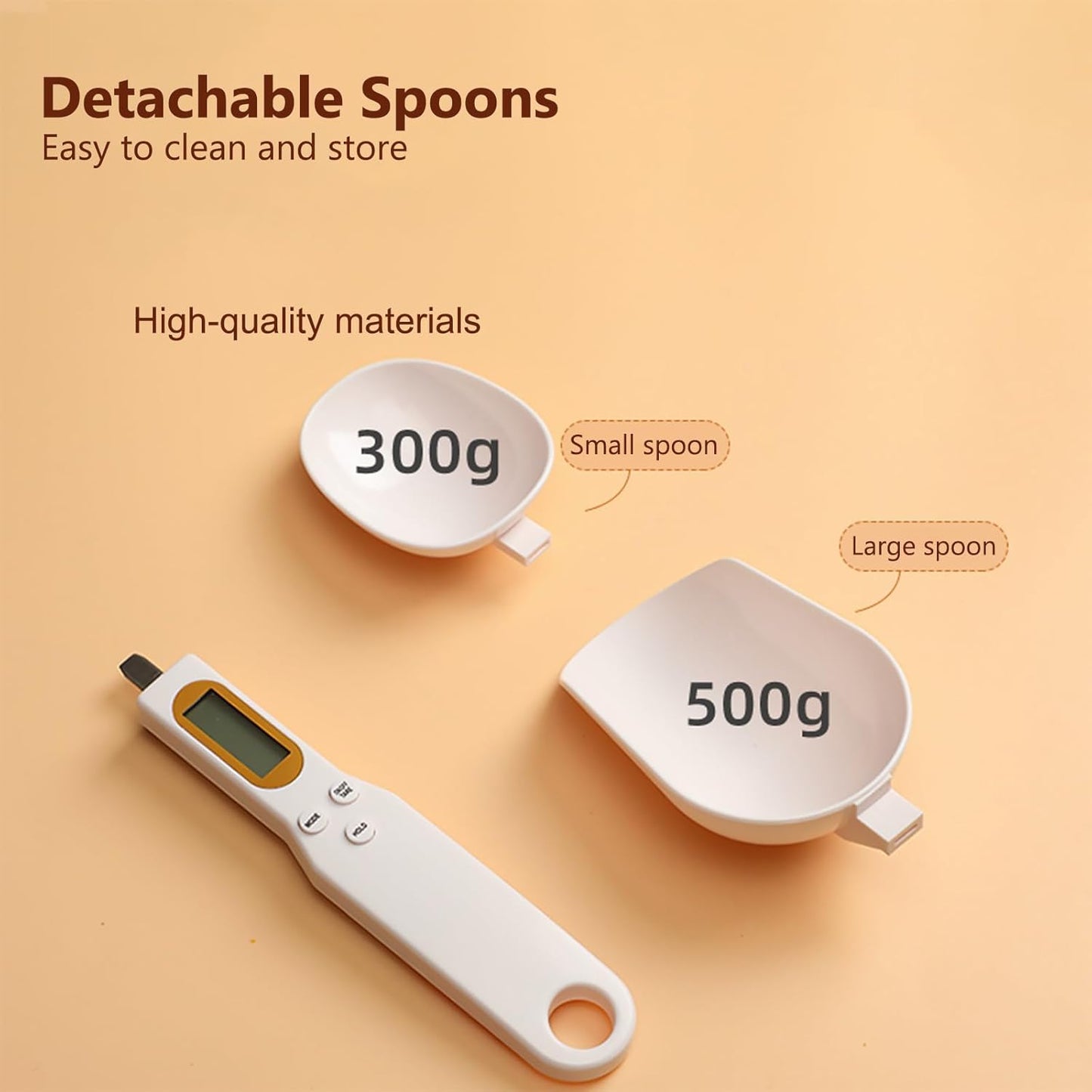 Digital Measuring Spoon Electronic Scale Spoon Weighing for Food Coffee Powder Tea Ingredients Spice Kitchen Gram Measuring Spoons High Precision 0.1g Mothers Day Gifts Baking