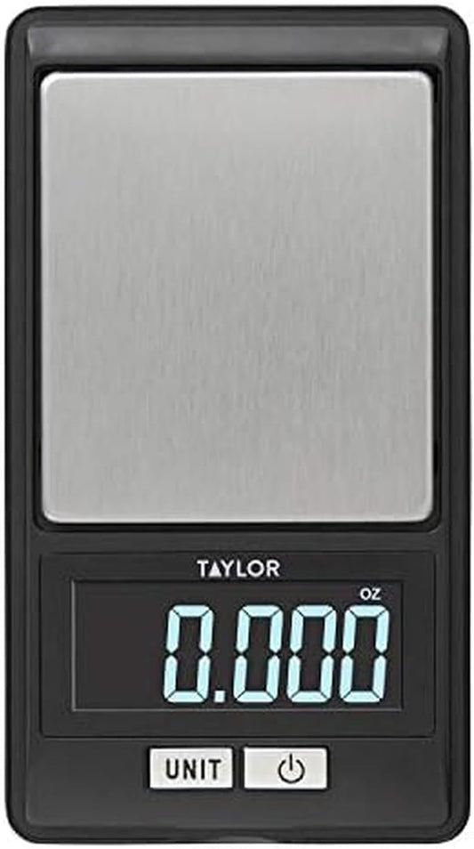 High-Precision Digital Portioning Scale with Cover, 16OZ/500G, Black