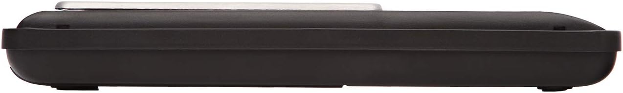 High-Precision Digital Portioning Scale with Cover, 16OZ/500G, Black
