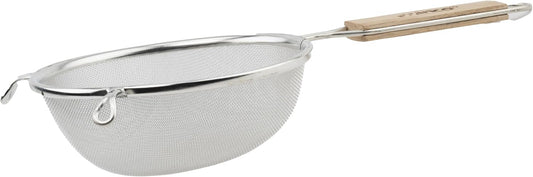 MSTF-6S Strainer, 6.25-Inch Diameter, Fine Single Mesh, Medium, Tin, Tan