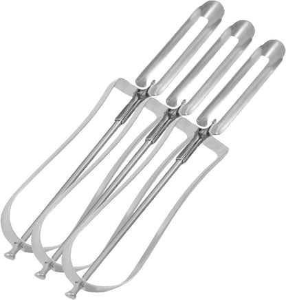 Professional Stainless Steel Peeler - Swivel Blade, Ergonomic Handle, Potato Eye Remover - Commercial Grade Vegetable Peeler for Potatoes, Carrots, Apples - Dishwasher Safe