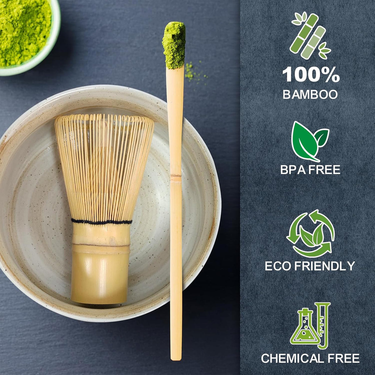 Matcha Whisk Set, Traditional Japanese Tea Accessories