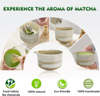 Matcha Whisk Set, Traditional Japanese Tea Accessories