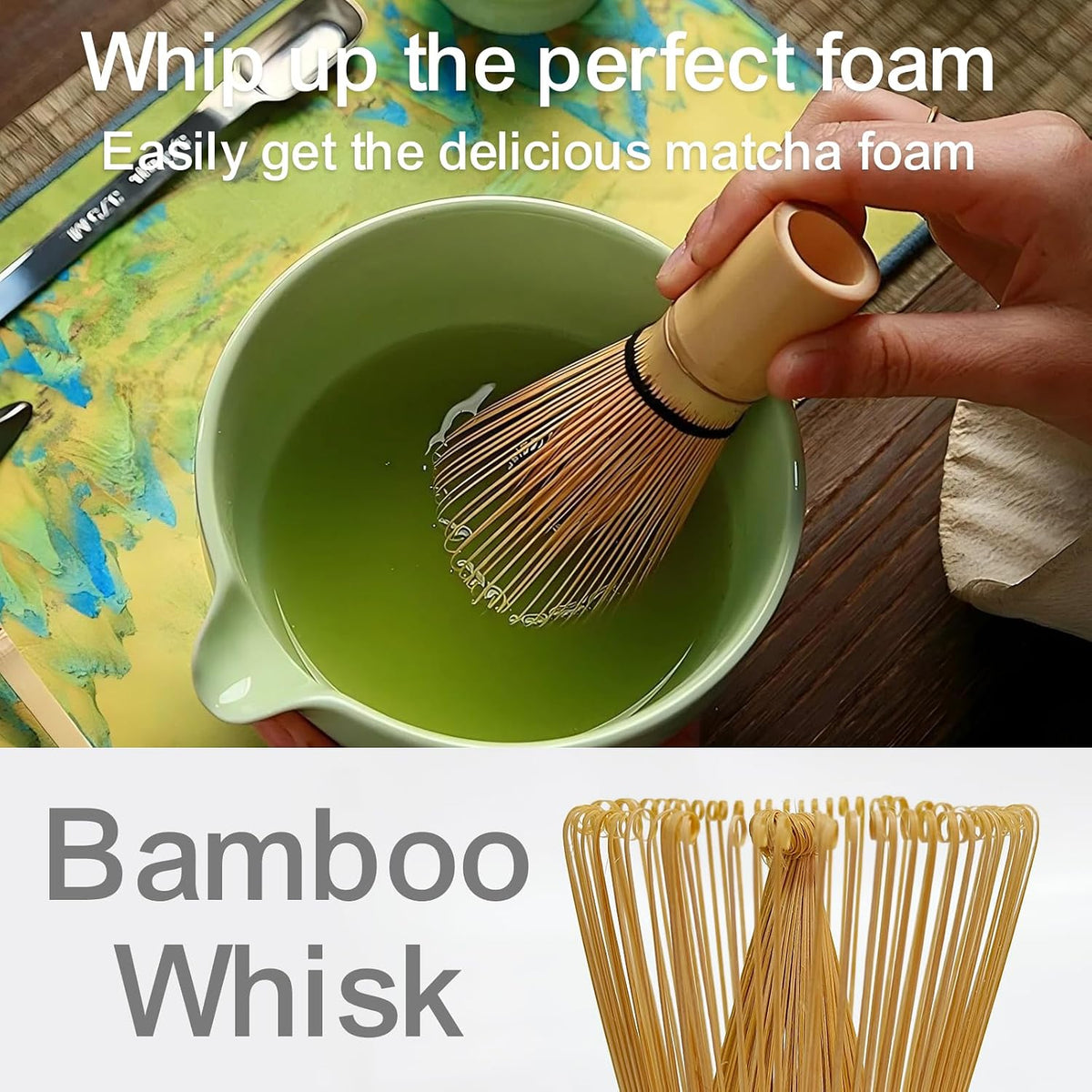 Matcha Whisk Set, Traditional Japanese Tea Accessories