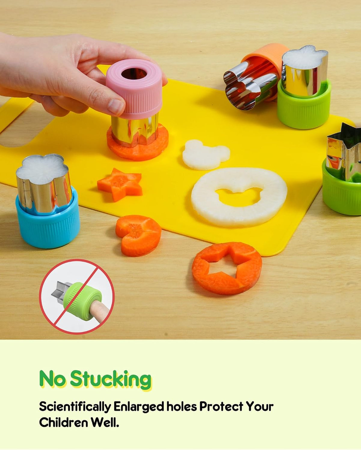 Kids Knife Set, Montessori Kitchen Tools, BPA