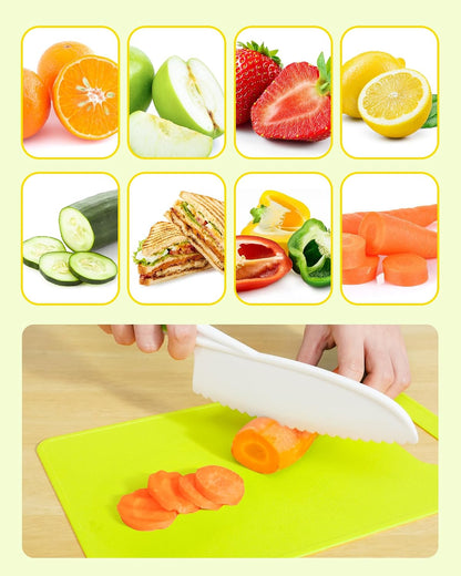 Kids Knife Set, Montessori Kitchen Tools, BPA