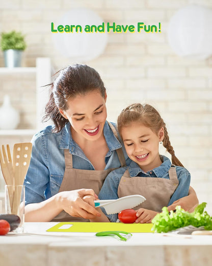 Kids Knife Set, Montessori Kitchen Tools, BPA