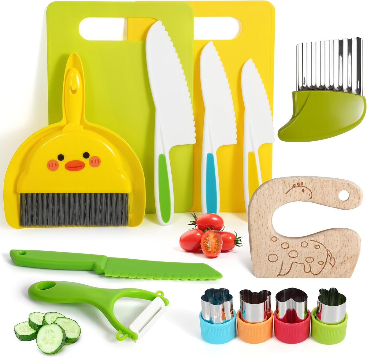 Kids Knife Set, Montessori Kitchen Tools, BPA