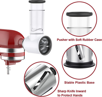 Slicer Shredder Attachment for KitchenAid Stand Mixers,Food Processor