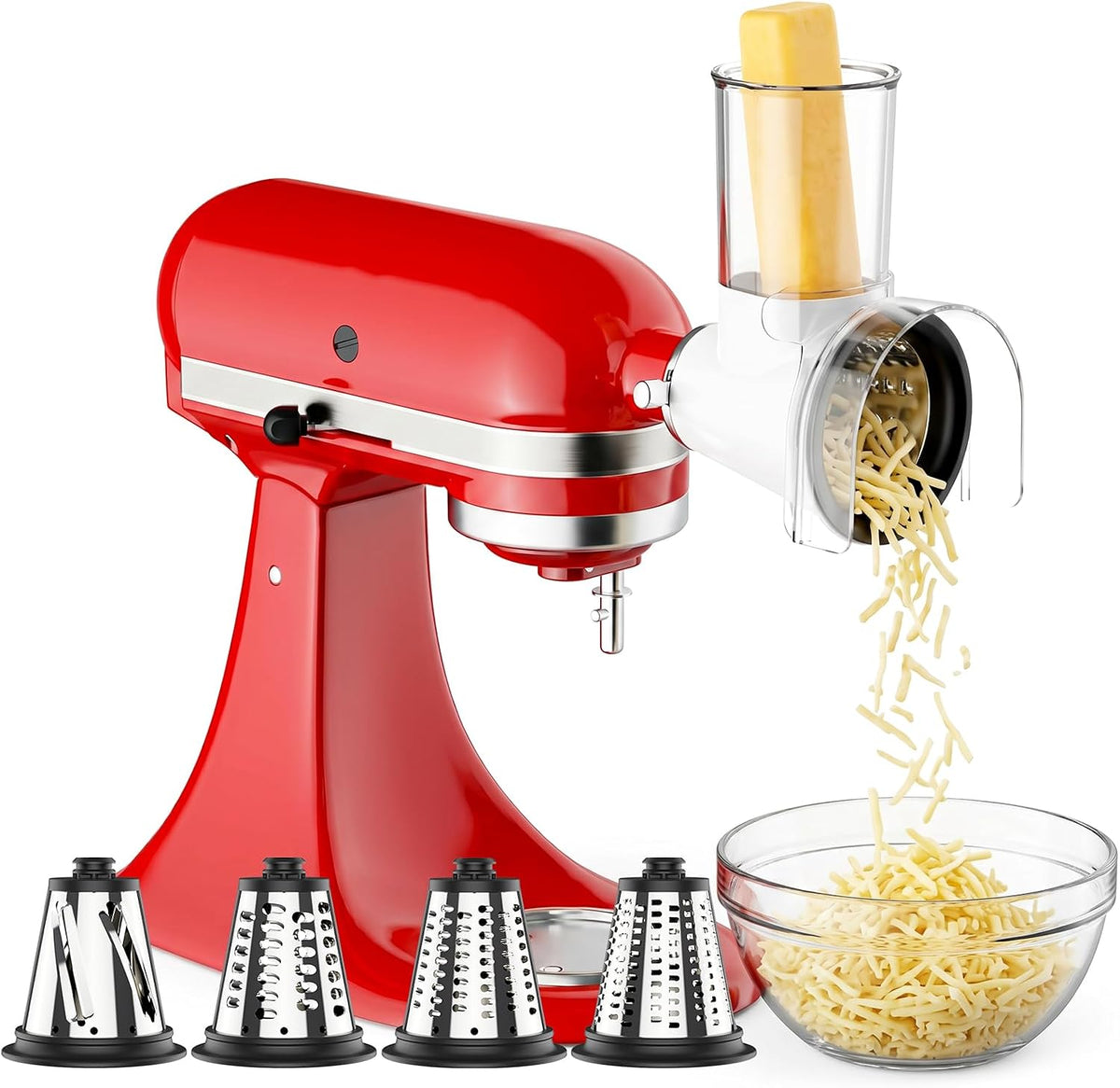Slicer Shredder Attachment for KitchenAid Stand Mixers,Food Processor