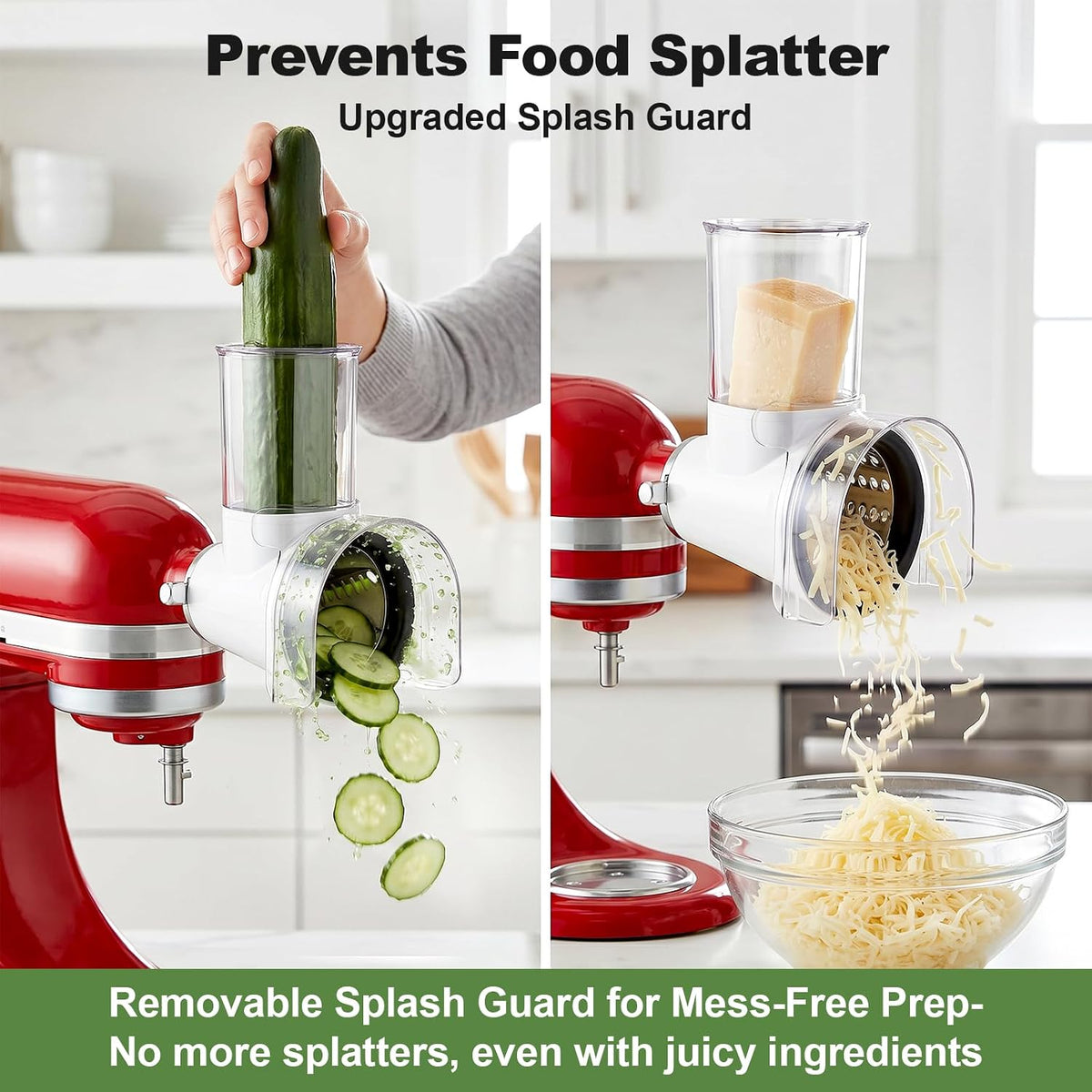 Slicer Shredder Attachment for KitchenAid Stand Mixers,Food Processor