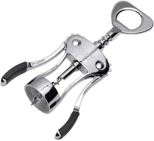 Zinc Alloy Wing Corkscrew - Black & Silver