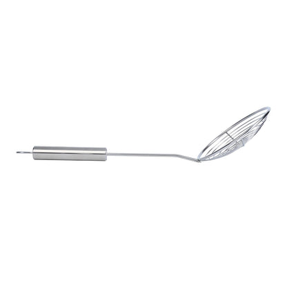 Stainless Steel Spider Skimmer - German Standard Wire Skimmer with Ergonomic Handle, Dishwasher Safe - Wire Strainer Pasta Spoon for Cooking & Frying