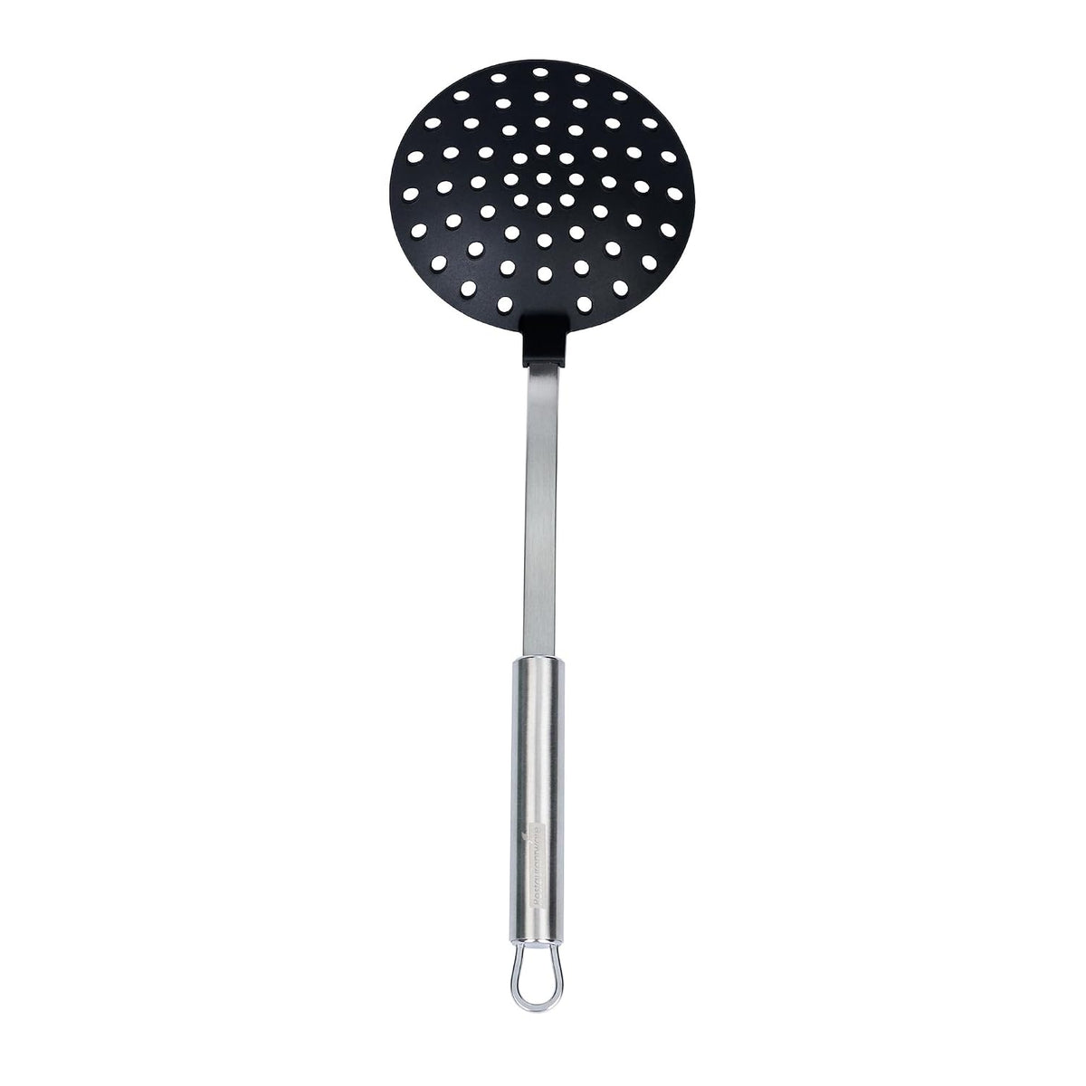 Stainless Steel Spider Skimmer - German Standard Wire Skimmer with Ergonomic Handle, Dishwasher Safe - Wire Strainer Pasta Spoon for Cooking & Frying