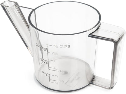 Fox Run Gravy/Fat Poultry, Separator, 1.5-Cup | Thanksgiving & Holiday Cooking Essential | Gravy Making Tool | Gravy & Fat Measuring Separator Cup | 1.5 Cup Capacity & Spout