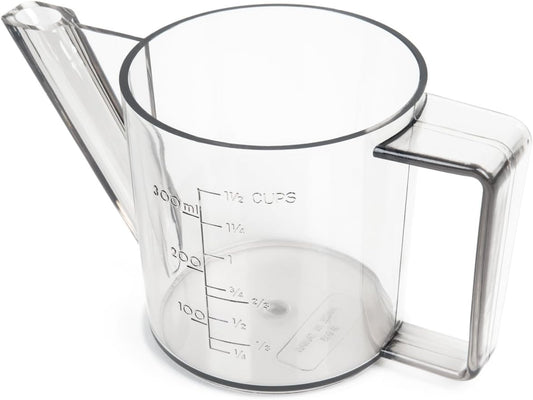 Fox Run Gravy/Fat Poultry, Separator, 1.5-Cup | Thanksgiving & Holiday Cooking Essential | Gravy Making Tool | Gravy & Fat Measuring Separator Cup | 1.5 Cup Capacity & Spout