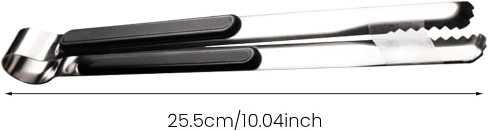 4pcs Stainless Steel Kitchen Tongs, Serving Tongs for Cooking, Non-Slip Easy Grip Handle Food Tongs, for Cooking, Camping BBQ, Serving, Heat Resistant, Food Grade Tongs