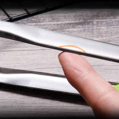 4pcs Stainless Steel Kitchen Tongs, Serving Tongs for Cooking, Non-Slip Easy Grip Handle Food Tongs, for Cooking, Camping BBQ, Serving, Heat Resistant, Food Grade Tongs