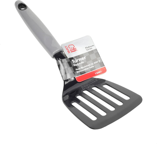 Select Nylon Short Turner/Spatula, 10.5 inch, Gray