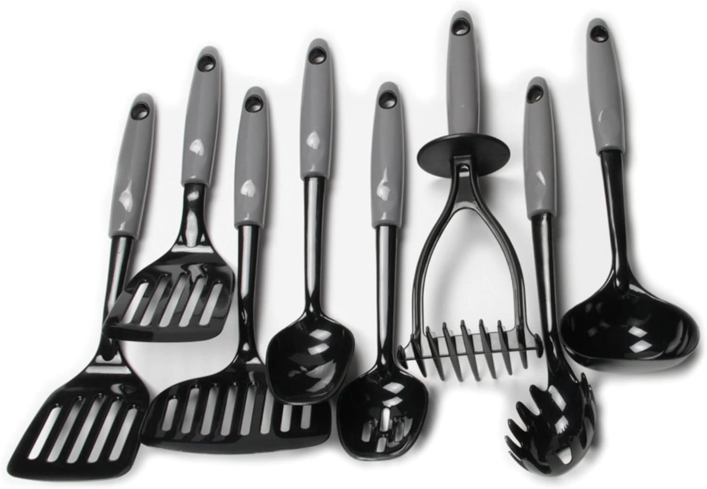 Select Nylon Short Turner/Spatula, 10.5 inch, Gray