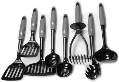 Select Nylon Short Turner/Spatula, 10.5 inch, Gray