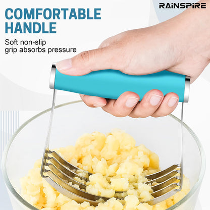 XL Pastry Cutter For Baking, Heavy Duty Pastry Blender Stainless Steel, Thick Sharp Blades Dough Blender, Dough Cutter Butter Cutter Pastry for Easy Mixing, Dishwasher Safe (Black)