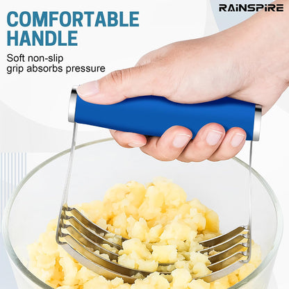 XL Pastry Cutter For Baking, Heavy Duty Pastry Blender Stainless Steel, Thick Sharp Blades Dough Blender, Dough Cutter Butter Cutter Pastry for Easy Mixing, Dishwasher Safe (Black)