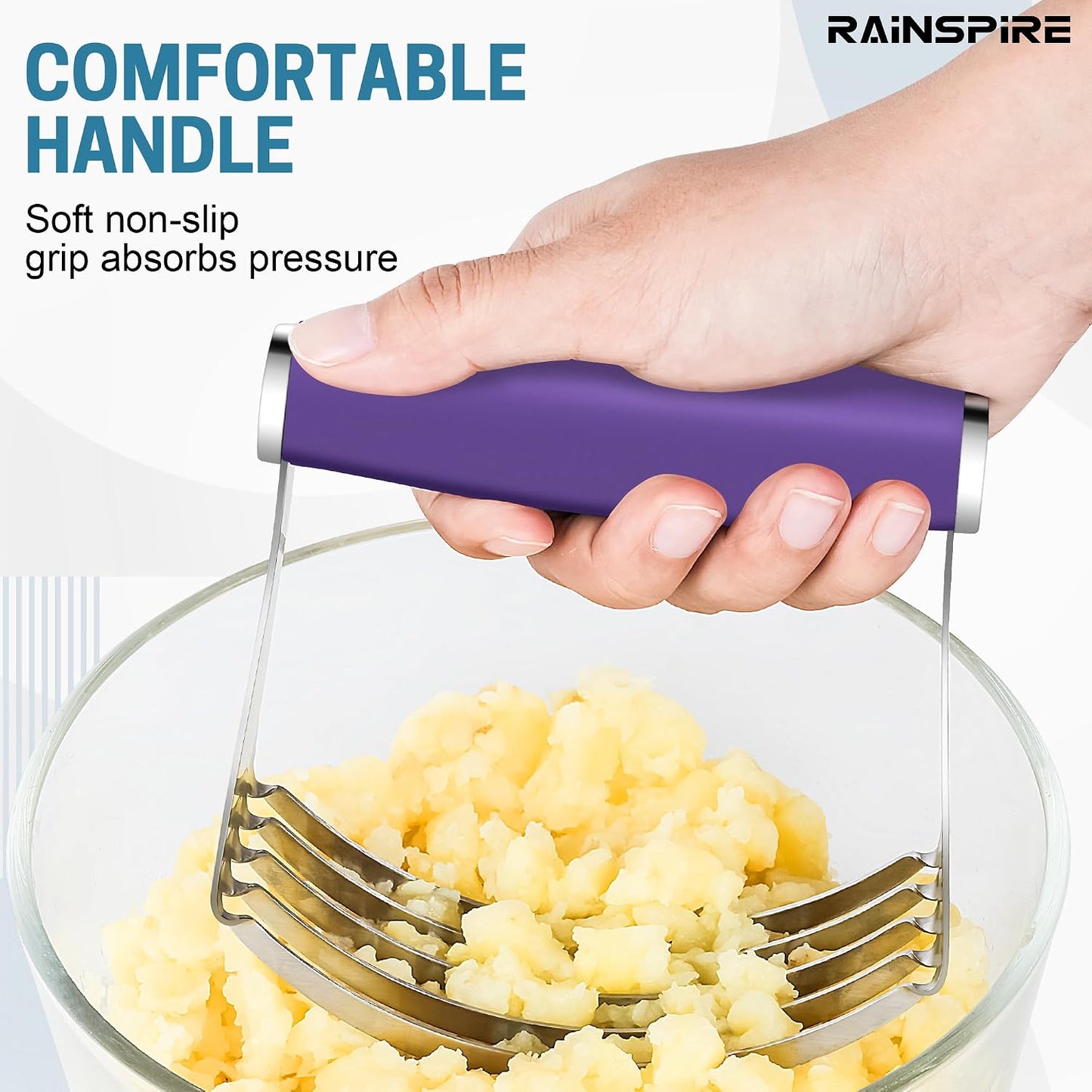 XL Pastry Cutter For Baking, Heavy Duty Pastry Blender Stainless Steel, Thick Sharp Blades Dough Blender, Dough Cutter Butter Cutter Pastry for Easy Mixing, Dishwasher Safe (Black)
