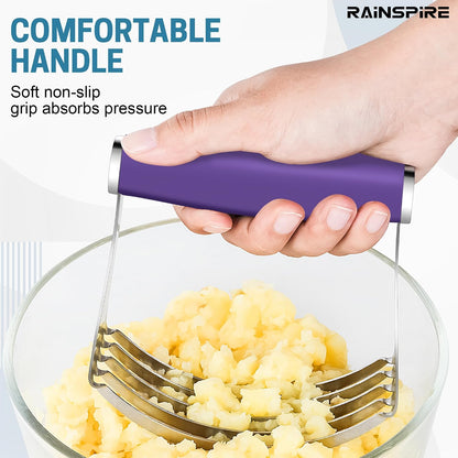 XL Pastry Cutter For Baking, Heavy Duty Pastry Blender Stainless Steel, Thick Sharp Blades Dough Blender, Dough Cutter Butter Cutter Pastry for Easy Mixing, Dishwasher Safe (Black)