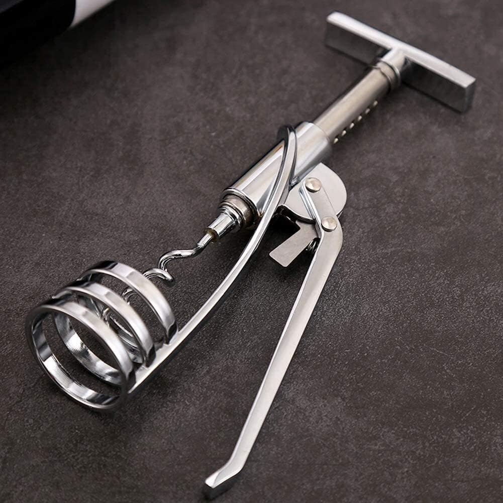 LGYYGLO Zinc Alloy Heavy Duty Wing Corkscrew Wine Bottle Opener with Waiter Corkscrew