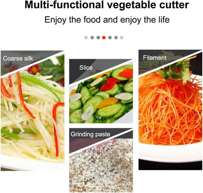 Cheese Grater, 4 Sided Stainless Steel Box Grater, Vegetable Slicer with Non-Slip Base, Kitchen Food Shredder for Block Cheese Vegetables, Dishwasher Safe