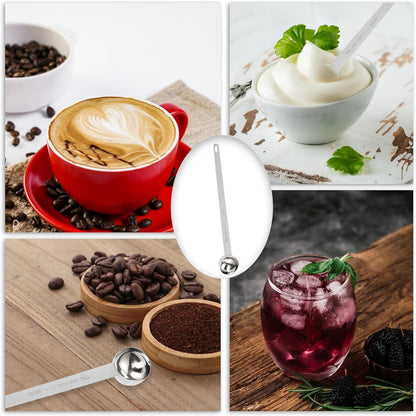 2 Tablespoon Coffee Scoop Stainless Steel Long Handle Measuring Spoon 2 tbsp Measuring spoon 30 ml Coffee Scoop 2 tablespoon Scoop for Ground Coffee