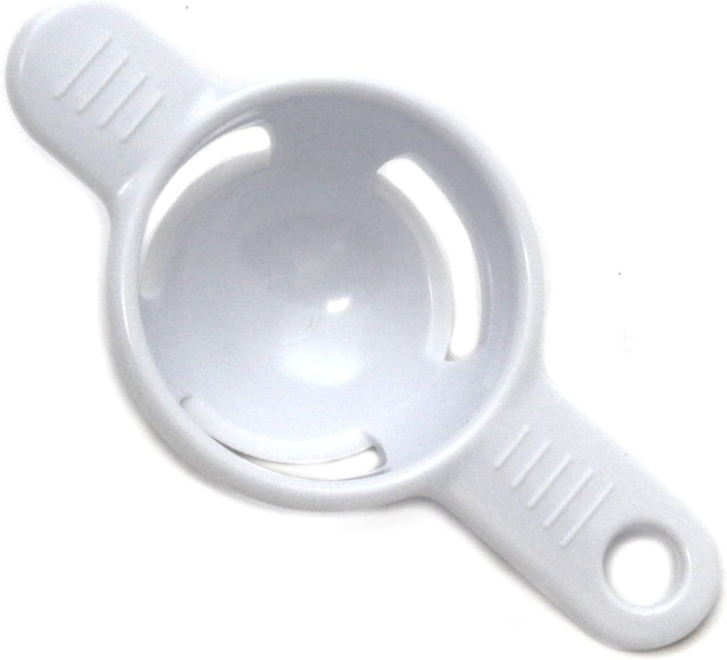 Basic Plastic Egg Slicer, 4 inches in length 8 stainless steel wires, White