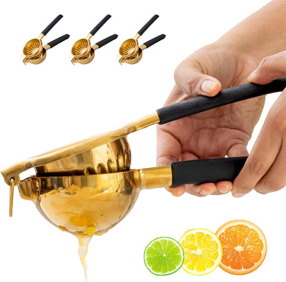 Hand Press Juicer for Cocktails, Heavy Duty, Silver Finish