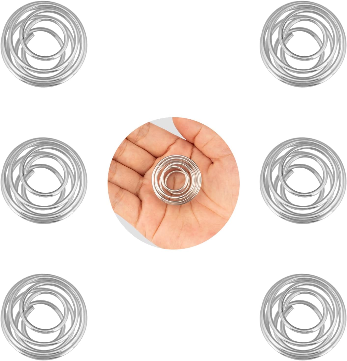 Shaker Bottle Balls 6 Pcs Small Size 304 Stainless Steel Shaker Ball for Protein Shakes,Milkshake and Salad Dressing (Diameter 1.2inch)