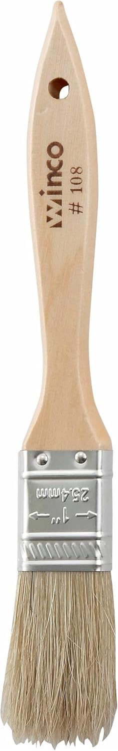 3" Boar Bristle Heavy-Duty Pastry Brush