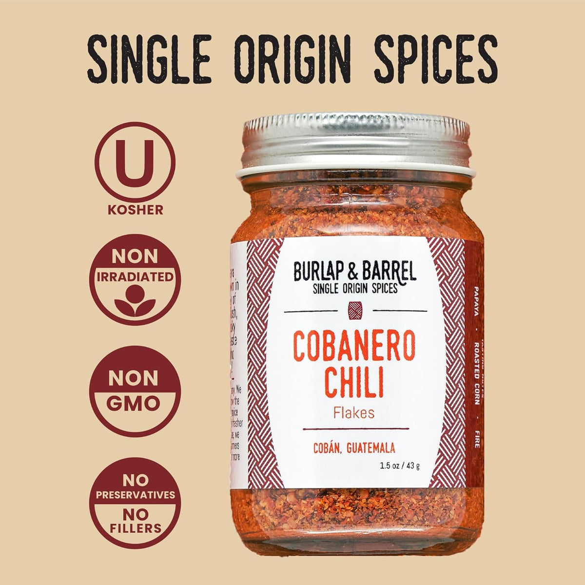 Burlap & Barrel Black Garlic Powder – Rich, Savory Flavor – Perfect for Roasted Proteins & Vegetables – Black Garlic Seasoning – As Seen On Shark Tank - 2.2oz Jar