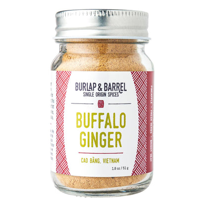 Burlap & Barrel Black Garlic Powder – Rich, Savory Flavor – Perfect for Roasted Proteins & Vegetables – Black Garlic Seasoning – As Seen On Shark Tank - 2.2oz Jar