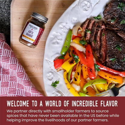 Burlap & Barrel Black Garlic Powder – Rich, Savory Flavor – Perfect for Roasted Proteins & Vegetables – Black Garlic Seasoning – As Seen On Shark Tank - 2.2oz Jar