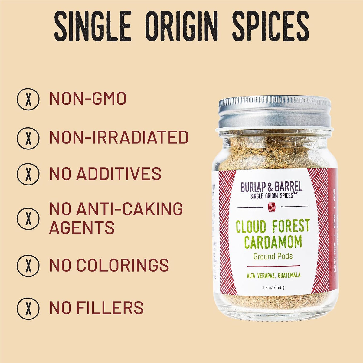Burlap & Barrel Black Garlic Powder – Rich, Savory Flavor – Perfect for Roasted Proteins & Vegetables – Black Garlic Seasoning – As Seen On Shark Tank - 2.2oz Jar